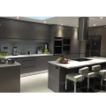 modular full kitchens with traditional wooden arched cabinet doors